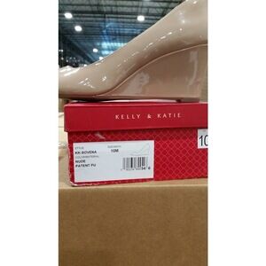 Kelly & Katie Women's Sovena Pump Nude Patent PU,0 10US